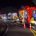ÔNIBUS CAI EM RIBANCEIRA E DEIXA TRÊS MORTOS NA SC-492, NO OESTE DE SC.Um grave acidente foi reg (2)