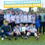Benedito Novo é campeão na fase microrregional dos Jogos Escolares de Futebol de Campo! 🏆O Camp