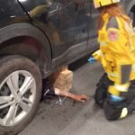 Pedestre é atropelado em estacionamento de um supermercado no bairro Vorstadt em #Blumenau e fic